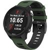 WIIKAI Wikai, Cinturino di Ricambio per Garmin da 20mm, in Silicone, Compatibile per Samsung Gear S2/Gear Sport/Galaxy Watch ActiveWatch,per Garmin Forerunner 245/M/645/645MUSIC, Approach S40.