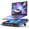 llano RGB gaming laptop cooling pad cooler con potente ventola esterna turbo da 4,72'', raffreddamento rapido per computer notebook 13-17,3'' key control 3 supporti regolabili 4 porte USB C&A.