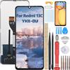 YHX-OU 6.74 Nero Display LCD per Xiaomi Redmi 13C 23100RN82L, 23106RN0DA, 23108RN04Y LCD Schermo Touch Screen Digitizer Assemblea E Strumenti di Installazione+1 Pezzo Vetro temperato