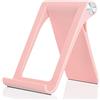 Giftorld Supporto per telefono multi-angolo, regolabile, per iPhone 17 16 15 14 13 12 11 Pro Max XS XR 8 Plus 6 7 Samsung Galaxy S22 Android Smartphone (rosa)