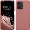 kwmobile Cover per Xiaomi Redmi Note 12 Pro+ 5G / Note 12 Pro Plus 5G Custodia - Back Case per Smartphone in Silicone TPU - Protezione Gommata - rosa invernale