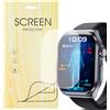 MBROS Compatibile per [6 Pezzo Protettive] Morbido Pellicola protettive per display Compatibile per YYKY 2024 Smartwatch Orologio 2.04 ET585 (6 Pezzo Protettive)
