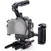 Tilta Gabbia A7 V, gabbia completa per fotocamera compatibile con Sony Alpha 7 V/A7 IV/A7R V Kit professionale con impugnatura superiore Xeno e impugnatura laterale Xeno - Nero TA-T100-C-B