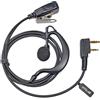 HYS Auricolare radio G-Shape compatibile con Quansheng Kenwood Baofeng UV-5R UV5RA BF-888S Walkie Talkie, cuffie con microfono PTT in linea (1 pezzo)