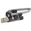 DollaTek USBASP USBISP AVR USBasp_H6 Programmatore + Supporto Cavo 6 Pin Ideale Win7 Win10 Linux
