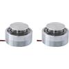 YDuupxe 2PCS 250MM 2 Pollici Altoparlante a Risonanza di Tutte le Frequenze Vibrazione Bassi Forti Altoparlante Mini Formato Lettore Musicale Portatile per Computer Portatile MP3 MP4 CD