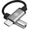 GEEKRIA adattatore da Type‑C a 3,5 mm femmina per cuffie, cavo dongle audio USB‑C ad Aux, compatibile con iPhone 16 Pro Max/15 Pro, Samsung Galaxy S24/S23 Ultra, Pixel, iPad Pro (10,8 cm)