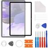 SwarKing Display Glass vetro anteriore esterno esterno vetro vetro schermo di ricambio compatibile con Samsung Galaxy Tab S7 FE con kit di riparazione