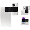 MOFT Supporto magnetico per iPhone, supporto laterale per monitor del telefono sottile e pieghevole, staffa di espansione per computer portatile (Nero)