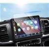 SHAOHAO Per Fiat Ducato e-Ducato 2021-2024 Pellicola Protettiva Auto 10 Pollice GPS Accessori PET Nanofilm Resistenza ai graffi e alle impronte digitali Riduzione 4H fiat ducato accessori 2 Pezzi