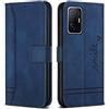 Bravoday Cover per Xiaomi Mi11T / Xiaomi Mi11T PRO, Flip Custodia in Pelle PU Portafoglio Custodia per Xiaomi Mi11T / Xiaomi Mi11T PRO, con Slot per Schede, Blu