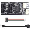 xiwai Adattatore per scheda madre PCBA da 5 Gbps a doppia porta USB 3.0 19/20 pin femmina header splitter a singolo connettore scheda madre 19/20 pin