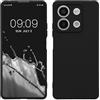 kwmobile Custodia Compatibile con Xiaomi Redmi Note 13 5G Cover - Back Case per Smartphone in Silicone TPU - Protezione Gommata - nero