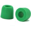 Simoutal 6 paia (12 pezzi) 5 mm Isolare il rumore di ricambio in memory foam maniche, in-ear monitor tappi per le orecchie punte per auricolari, T-400 (verde)