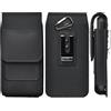 GINNGA Custodia per cellulare da uomo per iPhone 17 16 14 15 13, Pro,Pro Max, Samsung Galaxy S25, S24, S23, custodia per zaino con porta carte e clip cintura