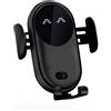 MplehDa Caricatore Wireless Auto, Porta Cellulare Auto per Presa d'Aria, Supporto Telefono per Auto Universale Stazione di Ricarica Induttiva per Auto, Caricabatteria Wireless A Doppia Bobina per Auto