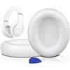 SOULWIT Cuscinetti Auricolari di Ricambio per Beats Studio Pro Wireless Noise Cancelling Cuffie, Cuscinetti Auricolari con Morbida Pelle Proteica, Schiuma di Isolamento Acustico