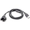 System-S Cavo di ricarica USB (solo carica) per HP Jornada 520 540 545 548 560 564 565 567 568 928