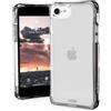 Urban Armor Gear Plyo Case Apple iPhone SE Copertura protettiva [Angoli Air-Soft, Compatibile ricarica wireless, Resistente agli urti, Ultra Bumper] ice (transparente)