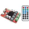 Fasizi TPA3116 Scheda Amplificatore di Potenza Digitale Bluetooth 2X50W con Telecomando, Supporto Radio FM/Scheda TF/Riproduzione di Registrazione USB