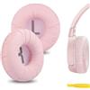 Geekria NOVA Cuscinetti auricolari in similpelle di ricambio compatibili con JBL JR 300/300BT, T 450BT/T500BT, Tune 500/500BT/510BT/520BT, cuffie, parti di riparazione con guida video (Rosa)