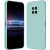 RankOne Custodia per HUAWEI Nova 8i / HONOR 50 Lite (6.67 Inches) Cover Morbida in Silicone TPU - Ciano chiaro