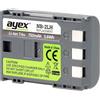 ayex NB-2LH - Batteria compatibile con Canon EOS 350D 400D Powershot G7 G9 S30 S40