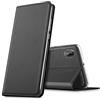 Verco case per Galaxy A10 Cover, Custodia a Libro Pelle PU per Samsung Galaxy A10 Booklet Protettiva [magnetica integrata], Nero