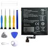 ERYNK Batteria di ricambio 58-000246/ST22, compatibile con Paper-White 10th Generat, Paper-White 4 10th Gener, Paper-White 4 2018, batteria di ricambio con set di attrezzi