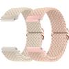 MaEiol 20mm Cinturino Nylon Intrecciato per Samsung Galaxy Watch FE 40mm /Galaxy Watch 7/6/5/4 40mm 44mm /6 Classic 43mm 47mm / Garmin Forerunner 570 42mm / Garmin Approach S50/S44 / Vivoactive 6/5
