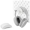 Generic Supporto per cuffie IKEA Skadis - Sospensione e stoccaggio, accessori (bianco)