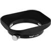 Haoge LH-F48B Paraluce quadrato rettangolare in metallo per Olympus M.ZUIKO Digital 17 mm f1.8 1:1.8, sostituisce Olympus LH-48B, nero