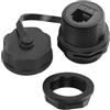 QIANRENON Cat3 RJ11 Filettato Montaggio Impermeabile Adattatore RJ11 6P4C Femmina a Femmina Bulkhead Montaggio Telefonica Linea Connettore Front Panel Socket, IP68, per Telefoni, Fax, Modem