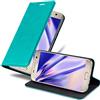 Cadorabo Custodia Libro per Samsung Galaxy S7 in TURCHESE PETROLIO - con Vani di Carte, Funzione Stand e Chiusura Magnetica - Portafoglio Cover Case Wallet Book Etui Protezione