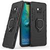 MaiJin Compatibile con Mate 20 Pro Cover, Custodia Armor Anello Cavalletto (Funziona con il Supporto Magnetico per Auto) Case Paraurti per Huawei Mate 20 Pro (Nero)