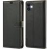 VEGOSCASE Custodia per iPhone 11, Custodia a Libro in PU Pelle, Cover a Libro Magnetica [Blocco RFID] Portafoglio con Slot per Schede per iPhone 11, Nero