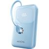 ARZOPA Power Bank portatile 10000 mAh, ricarica rapida 22,5 W, porta USB-C integrata, ricarica multipla per smartphone, tablet e altri dispositivi USB