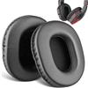 OSALADI Cuscinetti di ricambio ovali in schiuma espandibile, compatibili con cuffie Over Ear, colore nero, 100 x 80 mm, isolamento acustico, durevoli e facili da viaggio