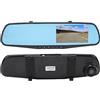 Fydun Dash Cam a Specchio 4,3 Pollici, 1080P HD Dual Lens Dash Cam Telecamera di Backup Parcheggio Telecamera per Specchietto Retrovisore Intelligente (Con scheda di memoria 64 g)