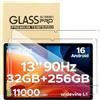 KUSINHOKA Vetro Temperato per DOOGEE U13 13 Pollici, [2 Pezzi] Durezza 9H Pellicola Protettiva, [Anti-Graffio], [Senza Bolle], HD Trasparente Protezione Schermo Protector Film