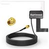 Eightwood Cavo Antenna GPS auto adattatore Fakra C a SMA Cavo Piggear Plug RG174 15cm per auto Modulo GPS Tracking Antenna GPS Navigation System GPS Ricevitori