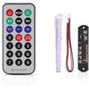 Agatige Scheda di Decodifica MP3 Bluetooth per Auto, Modulo di Decodifica Audio Wireless con Telecomando, Supporto Scheda SD TF/USB/Radio FM AUX WMA