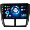 MISONDA 9 Pollici Autoradio per Subaru Foreste/Impreza WRX STI 2008-2014 Android 14 CarPlay/Android Auto Car Stereo con Bluetooth/Comandi al volante/Schermo diviso/GPS Navigazione/WIFI (2GB+32GB)