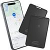 ARCELI 2PCS elemento tracker, carta tracker portafoglio, tracker portafoglio, cercatore portafoglio, compatibile con Apple Trova il mio (iOS solo), per/passaporti valigie/borse/telefono, lunga durata