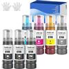 SHUOLEI 114 Inchiostro Compatibile con Epson 114 Flaconi di Inchiostro Multipack per EP ET-8500 ET-8550 Stampante Multifunzione (7-Pack, 2 Nero/Foto Nero/Ciano/Magenta/Giallo/Grigio)