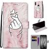 TOMYOU Custodia in Pelle per Huawei P Smart 2019 / Honor 10 Lite - Cover a Libro Flip Magnetica Portafoglio