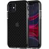 tech21 Evo Check Custodia Protettiva Sottila Dura per iPhone 11 - Grigio Fumo/Nero