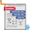 MOBILEX® Batteria EB-BG781ABY / EB-BA525ABY per Samsung Galaxy S20 FE / S20 FE 5G / A52 / A52 5G / A52s 5G | 4500mAh - OEM | Ricambio interno con adesivo | Capacità originale