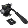 LEFTFOTO Mini treppiede testa fluida Pan Tilt Head con testa panoramica a sfera e piastra a sgancio rapido Arca Swiss, per treppiede, guida scorrevole video compatta e fotocamere DSLR.