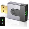 ZOUHOE 2 in 1 Mini CarPlay Wireless & Android Auto Wireless Adapter Aggiornamento da cavo a wireless, connessione automatica rapida, Plug & Play, iOS 10+, Android 10+, Auto dal 2016. (1 pezzo)